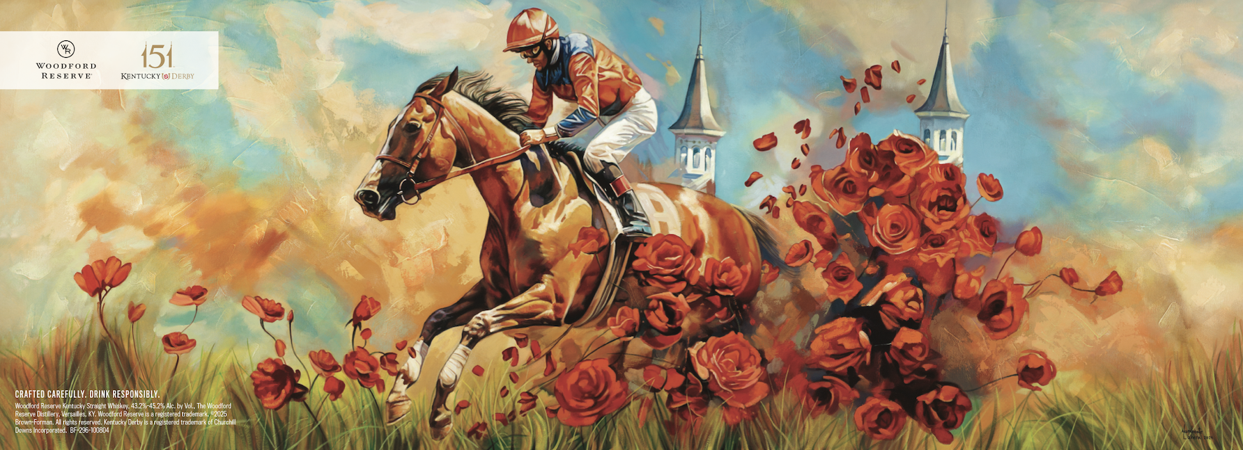 Woodford Reserve 151 Derby Bottle art