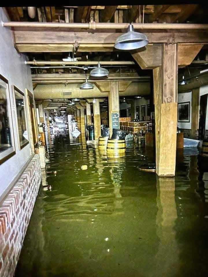 Buffalo Trace Gift shop flooded
