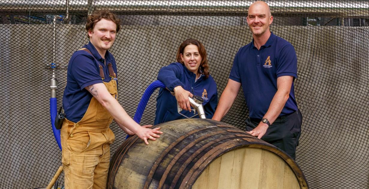 Ardgowan Fills First Scotch Whisky Cask in 80 Years